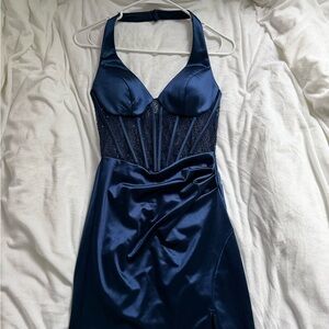 Windsor Midnight Blue Lace Dress